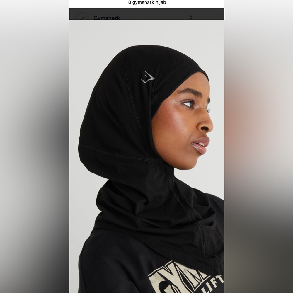 Black Sports Hijab